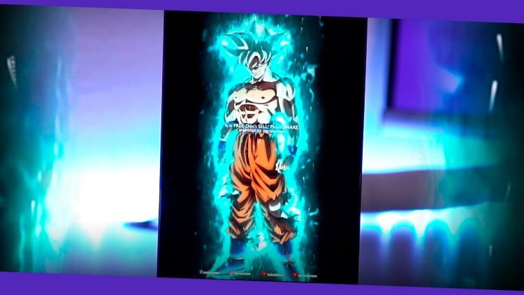 Como hacer tu propio cuadro digital animado de Goku Ultra Instinct