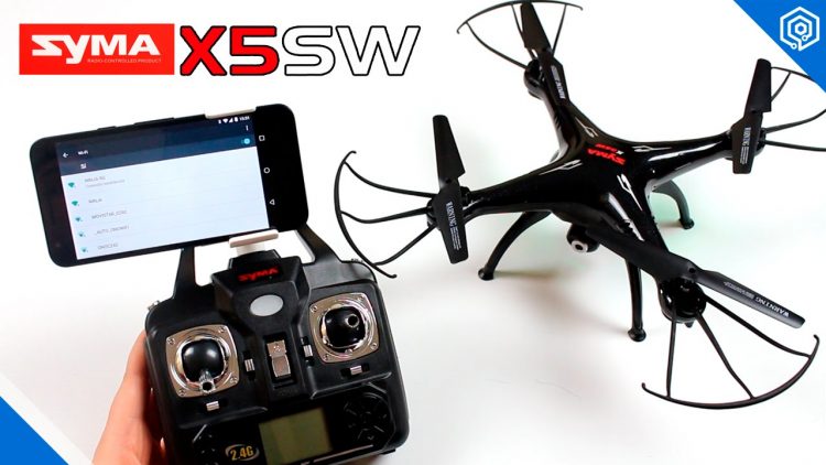 SYMA X5SW con FPV | El dron espía más barato