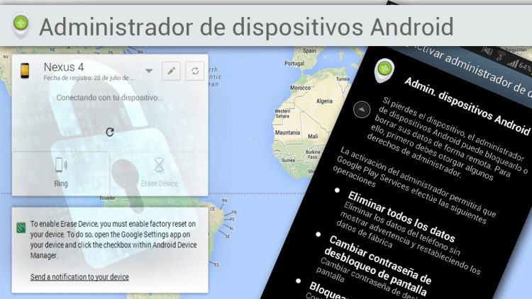 Android Device Manager – La Aplicación Anti-robo de Google